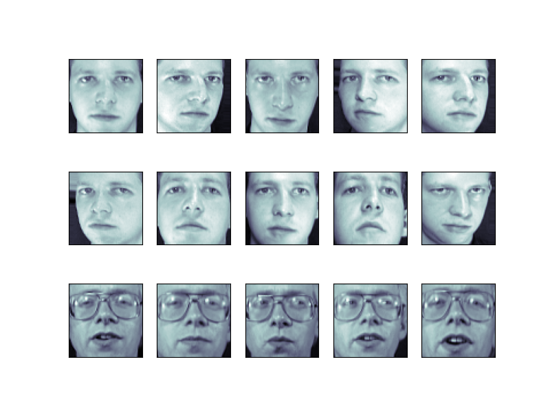 plot eigenfaces